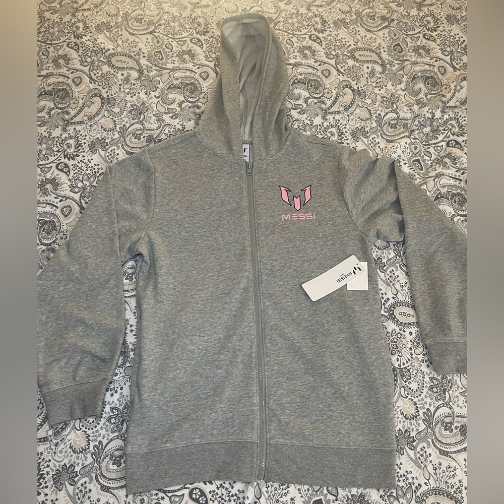 Messi  Full Zip Hoodie Youth XL
